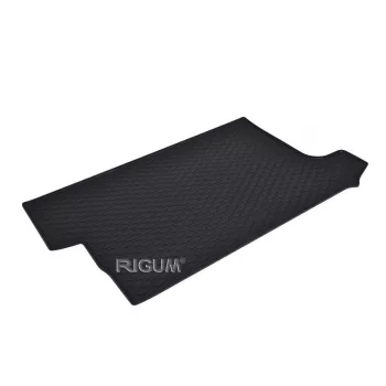   Eco negru cauciuc covorașe pentru portbagaj kb 1 cm perem cu FORD Transit Custom cu încălzire 2012- 8/9m L2
