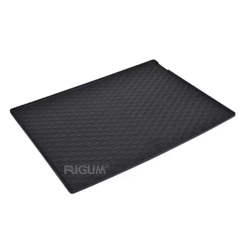   Eco negru cauciuc covorașe pentru portbagaj kb 1 cm perimetrul FORD Focus HB 2018- cu roată de rezervă completă