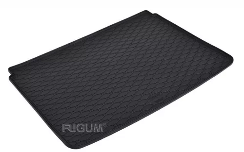 Eco negru cauciuc covorașe pentru portbagaj kb 1 cm perem cu FIAT 500X 2015- poziție SUPERIOARĂ sau INFERIOARĂ