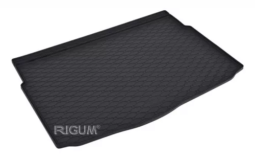 Eco negru cauciuc covorașe pentru portbagaj kb 1 cm perem cu Kia Stonic 2021- INTERFLOOR FĂRĂ