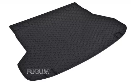Eco negru cauciuc covorașe pentru portbagaj kb 1 cm perete Kia Ceed SW 2012-