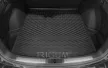 Eco negru cauciuc covorașe pentru portbagaj kb 1 cm perem cu Mazda 6 Wagon 2013-