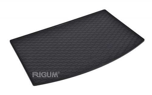 Eco negru cauciuc covorașe pentru portbagaj kb 1 cm perem cu Mazda CX-3 2015- în poziție superioară