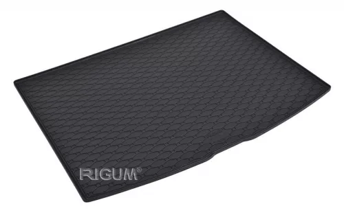 Eco negru cauciuc covorașe pentru portbagaj kb 1 cm perem cu MERCEDES B-osztály 2019- (W247) în poziție superioară