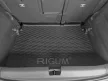 Eco negru cauciuc covorașe pentru portbagaj kb 1 cm peremmel OPEL Crossland/Crossland X Crossover 2017-