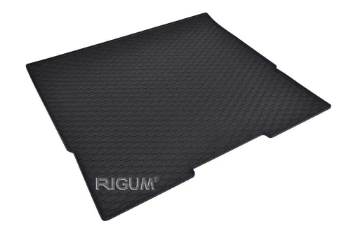 Eco negru cauciuc covorașe pentru portbagaj kb 1 cm perem cu FIAT Talento L2 2016-2021