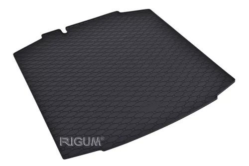 Eco tavă de portbagaj din cauciuc neagră kb 1 cm cu margine Skoda Rapid Hatchback 2012-2019