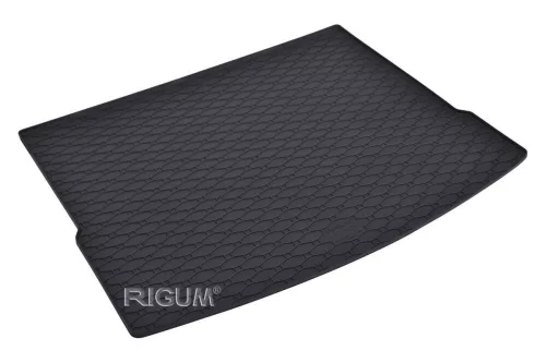 Eco negru cauciuc covorașe pentru portbagaj kb 1 cm perem cu VOLKSWAGEN Tiguan II SUV 2016-
