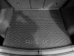 Eco negru cauciuc covorașe pentru portbagaj kb 1 cm perem cu VOLKSWAGEN Tiguan II SUV 2016-