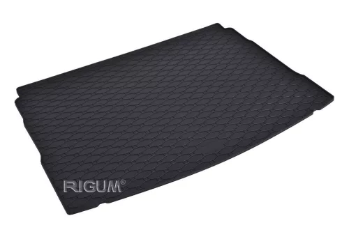 Eco negru cauciuc covorașe pentru portbagaj kb 1 cm perem cu VOLKSWAGEN Tiguan II SUV 2016-