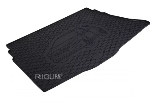 Eco negru cauciuc covorașe pentru portbagaj kb 1 cm perem cu Kia Ceed Hatchback 2012-2018