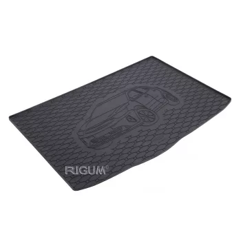   Eco negru cauciuc covorașe pentru portbagaj kb 1 cm peremmel Kia Stonic Crossover 2017 covor portbagaj cu două niveluri