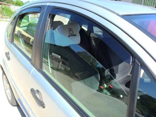Sporty CITROEN C3 Sporty paravânturi set față+spate pe geam, 4 buc 5 2002-2009