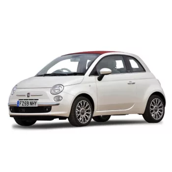   Sporty 2 mai multe bucăți Deflector de vânt FIAT 500, 2007-, 3 usi
