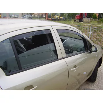   Sporty OPEL Corsa D Sporty Deflector de vânt set față+spate pe geam, 4 buc. 5 2006-2014