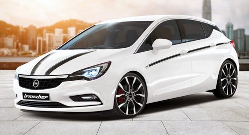 Sporty 2 Pe bucăți deflector, Opel Astra K., 4-5 ușă,  2015-