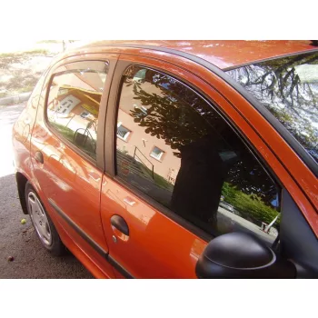   Sporty PEUGEOT 206 Sporty Deflector de vânt set față+spate pe geam, 4 buc. 5 1998-2010