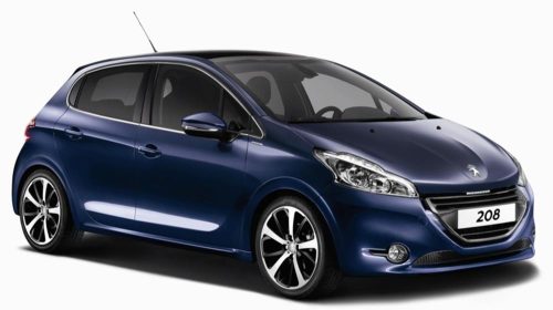 Sporty 2 Pe bucăți deflector Peugeot 208 5 ușă 2013- (F1824)