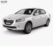 Sporty Peugeot 301 Sporty paravânturi set față+spate pe geam, 4 buc 4 2013-