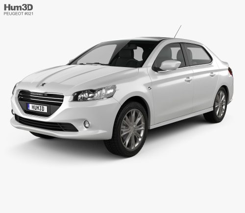 Sporty 2 Pe bucăți deflector, Peugeot 301, 4 ușă, 2013-