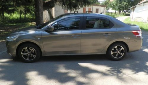 Sporty 4 Pe bucăți deflector Peugeot 301, 4 ușă, 2013-