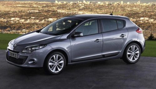 Sporty 2 Pe bucăți deflector Renault Megane 5 ușă 2009-, Renault Megane 5 ușă combi Grand Tour 200