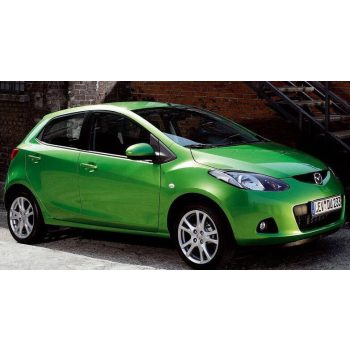   Sporty Mazda 2 Sporty Deflector de vânt set față+spate pe geam, 4 buc. 5 2007-2014