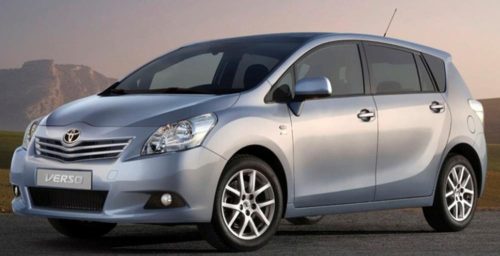 Sporty 2 Pe bucăți deflector, Toyota Verso, 2009-, 5 ușă
