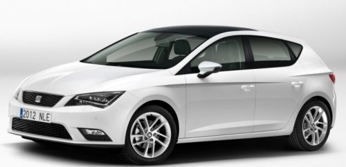 Sporty 4 Pe bucăți deflector Seat Leon, 5 ușă, 2012-