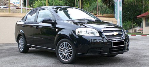 Sporty 4 Pe bucăți deflector Chevrolet Aveo 4 ușă 2005- (F3203_3222)