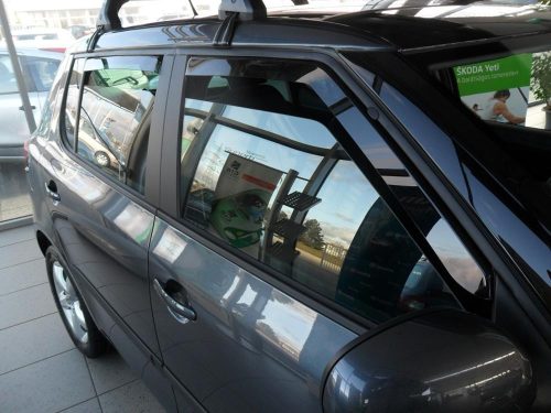 Sporty 4 Pe bucăți deflector Skoda Fabia II. 5 ușă 2007- (F4304_4305)