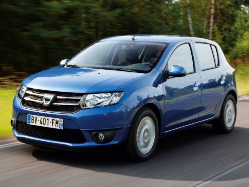 Sporty 4 Pe bucăți deflector Dacia Logan MCV 5 ușă 2012- , Dacia Sandero 5 ușă 2012- (F4502_0019)