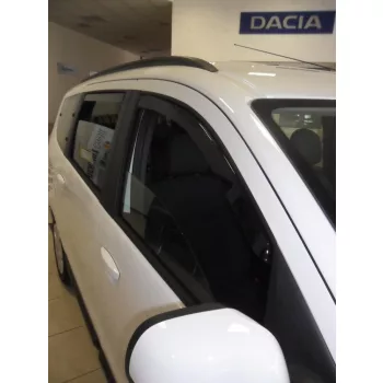   Sporty Dacia Lodgy Sporty Deflector de vânt set față+spate pe geam, 4 buc. 5 2012-2020