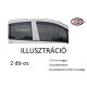 Sporty 2 Pe bucăți deflector, Lada Granta, Kalina, 4-5 ușă, 2015-