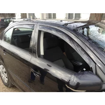   Szatuna SKODA Octavia II Szatuna Deflector de vânt set față+spate pe geam, 4 buc. 4 2004-2012