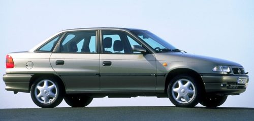 Szatuna Opel Astra F Szatuna deflector set pentru lunetă față + spate, 4Pe bucăți 4 1994-2002