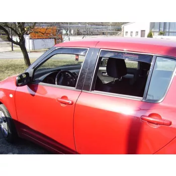   Szatuna Suzuki Swift Szatuna Deflector de vânt set față+spate pe geam, 4 buc. 5 2005-2010