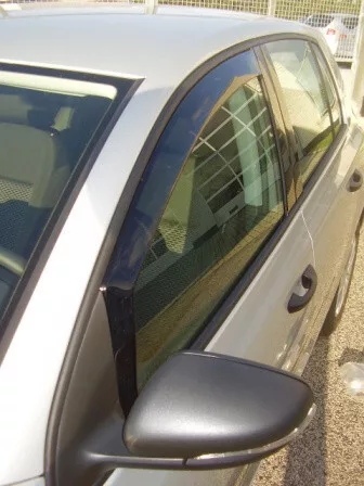 Szatuna Volkswagen Golf VI. Szatuna paravânturi set față+spate pe geam, 4 buc 5 2008-2013