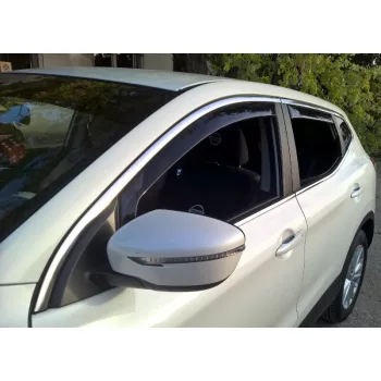   Szatuna NISSAN Qashqai Szatuna Deflector de vânt set față+spate pentru geam, 4 buc. 5 2014-2021