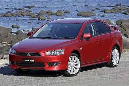 Szatuna Mitsubishi Lancer Szatuna deflector set pentru lunetă față + spate, 4Pe bucăți 4-5 2007-