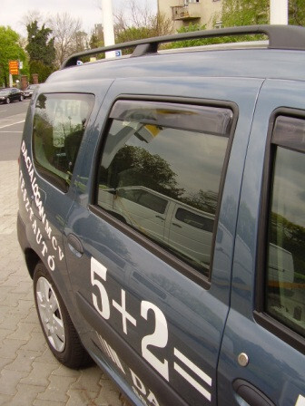 Szatuna Dacia Logan MCV Szatuna deflector set pentru lunetă față + spate, 4Pe bucăți 5 2004-2012