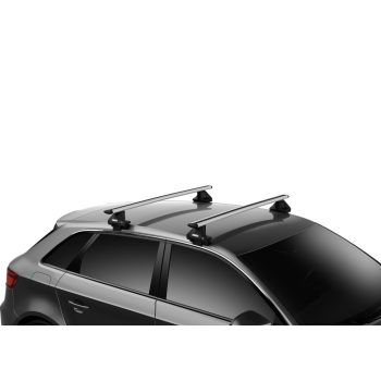   Thule WingBar Evo Suport de acoperiș cu acoperiș normal pentru mașini, 135 cm (710500_711400_145067)