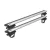 Thule WingBar Evo Suport de acoperiș pentru mașini cu bare longitudinale, 150 cm (710800_711500)